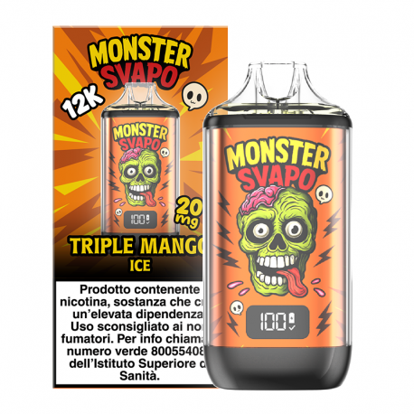 Monster Puff Kit - Triple Mango Ice - 10ml - 20mg/ml