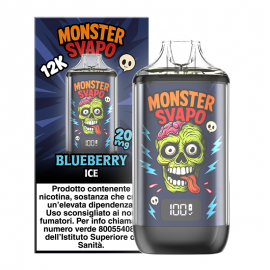 Monster Puff Kit - Blueberry Ice - 10ml - 20mg/ml