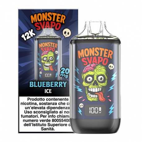 Monster Puff Kit - Blueberry Ice - 10ml - 20mg/ml