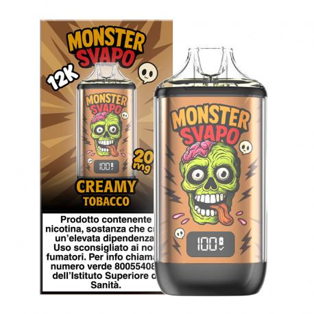 Monster Puff Kit - Creamy Tobacco - 10ml - 20mg/ml