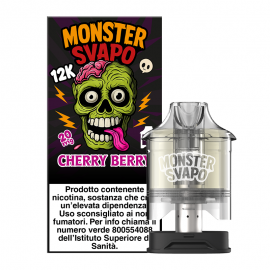 Monster Puff Prefilled Pod Cherry Berry - 10ml -1 pc