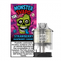 Monster Puff Prefilled Pod Strawberry Raspberry Cherry - 10ml -1 pc