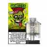 Monster Puff Pod Precaricata Lemon Lime - 10ml -1 pz