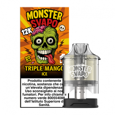 Monster Puff Prefilled Pod Triple Mango Ice - 10ml - 1pc