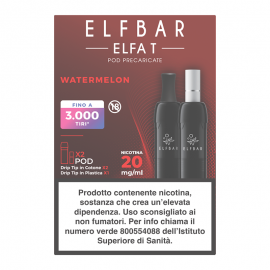 ElfBar ELFA T Pod Prefilled - Watermelon - 2pz