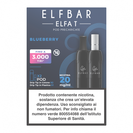 ElfBar ELFA T Pod Prefilled - Blueberry - 2pz