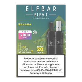 ElfBar ELFA T Pod Prefilled - Banana - 2pz