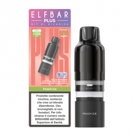 Elfbar Plus Refill Pack - Peach Ice - 8+2ml - 20mg/ml - 1pz