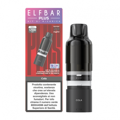 Elfbar Plus Pod Precaricata - Cola - 8+2ml - 20mg/ml - 1pz