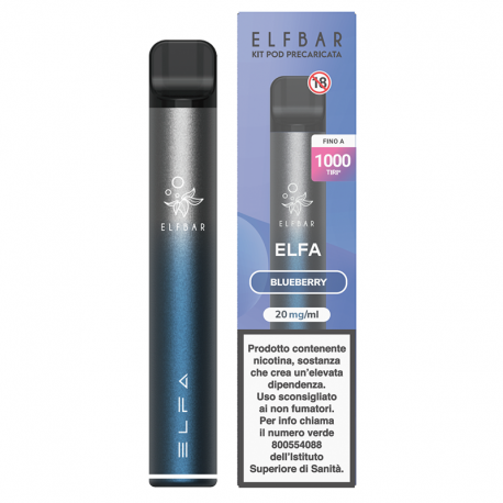 ElfBar ELFA Kit Twilight Blue + Pod Blueberry - 20mg/ml