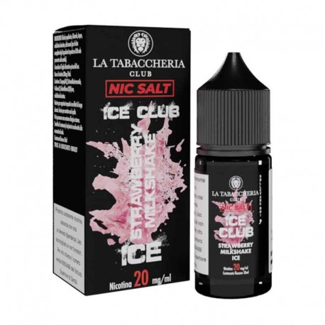 La Tabaccheria NICSALT - Ice Club - Strawberry Milkshake Ice - 10ml