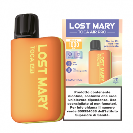 Lost Mary Toca Air Pro Kit - Peach Ice - 20mg/ml