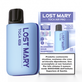 Lost Mary Toca Air Pro Kit - Blueberry Sour Raspberry - 20mg/ml