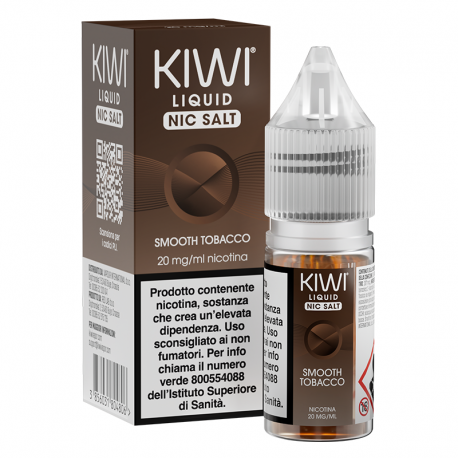 Kiwi Nic Salt Smooth Tobacco - 10ml
