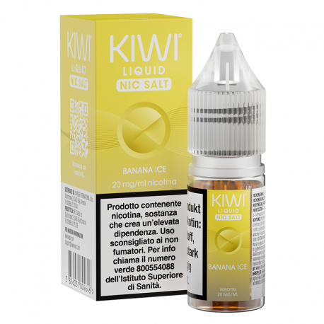 Kiwi Nic Salt Banana Ice - 10ml